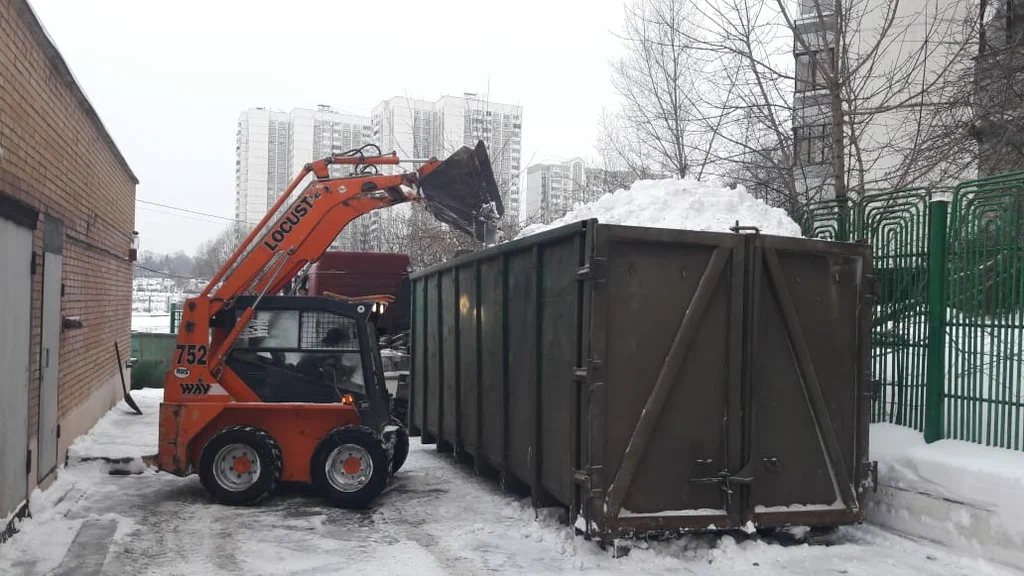 Вывоз снега контейнерами в Ростове-на-Дону — цена от 3337 руб., заказать контейнер для снега в ПроМусор